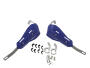Handschützer Handprotektoren Touquet Handguards Aluminium Integral blau