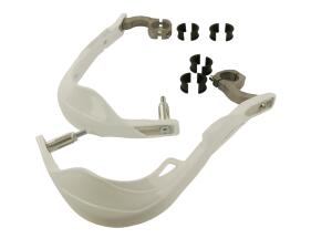 Handschützer weiß Handprotektoren Evo Handguards Aluminium Integral