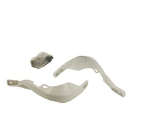 Handschützer weiß Handprotektoren Evo Handguards Aluminium Integral