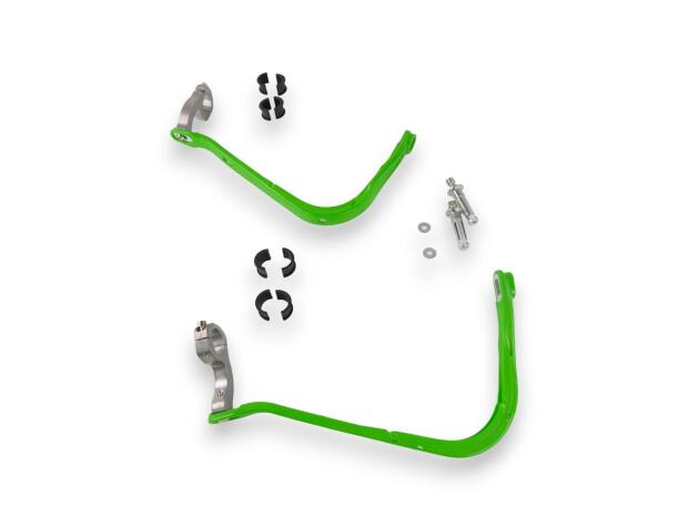 Handguards handprotector aluminum bracket green