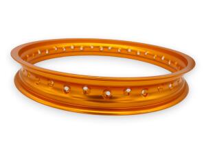 Front Rim 2.50x16 Aluminium Racing Gold 36 Holes for Motorcycle Anodized