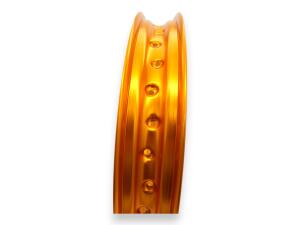 Front Rim 2.50x16 Aluminium Racing Gold 36 Holes for Motorcycle Anodized