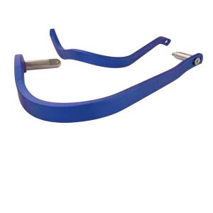Handprotektoren Alu-Bügel Handguards Handschützer blau