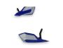 Protège-mains HP-23 Integral Handguards Aluminium Integral bleu
