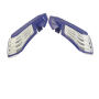 Protège-mains HP-23 Integral Handguards Aluminium Integral bleu