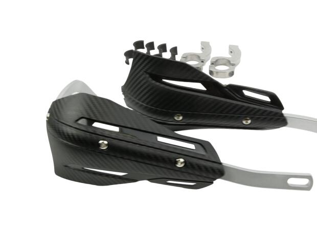 Protège-mains pour BMW F 650 / 700 / 800 / 850 GS Touquet Handguards Aluminium Integral noir