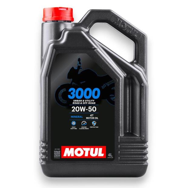 MOTUL 3000 4Takt 20W50 4 Liter Mineralöl