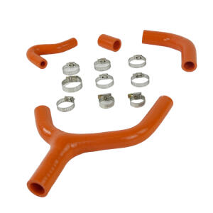 Radiator hose for KTM EXC-R 450 in orange 08-11