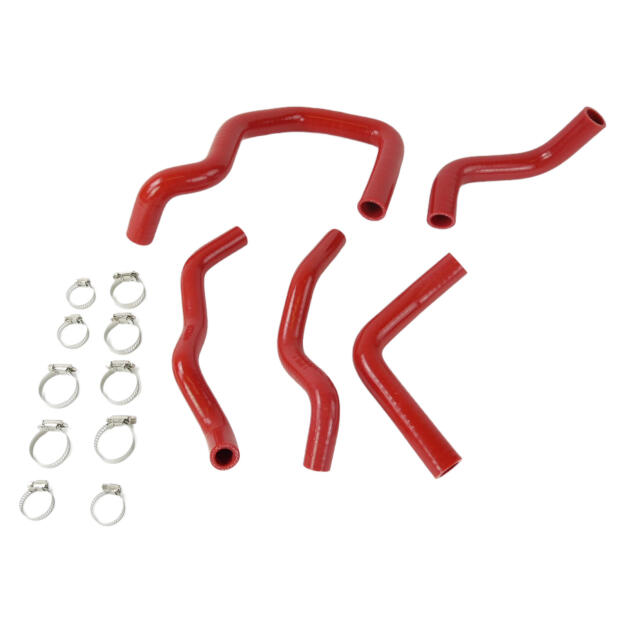 Kühlerschlauch für Honda CB 400 F in rot 98-06