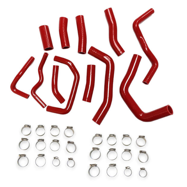 Kühlerschlauch für Honda CBR 1000 RR Fireblade in rot 04-05