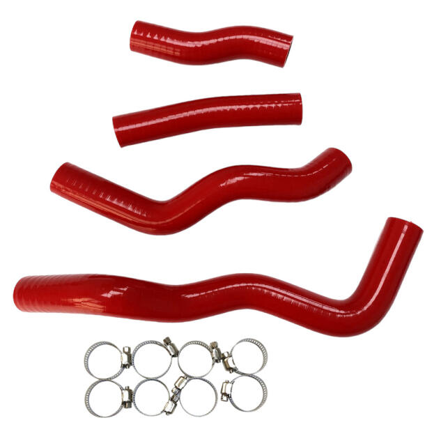 Kühlerschlauch für Kawasaki KLX 250  in rot 93-10