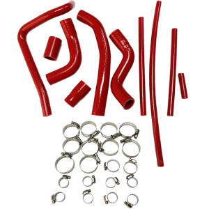 Radiator hose for Yamaha YZF 1000 R1 in red 09-14