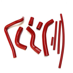 Radiator hose for Yamaha YZF 1000 R1 in red 09-14