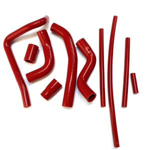 Kühlerschlauch für Yamaha YZF 1000 R1 in rot 09-14