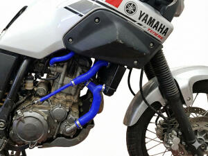 Kühlerschlauch für Yamaha XT 660 R/X/Z in Blau 04–17 Silikon