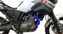 Kühlerschlauch für Yamaha XT 660 R/X/Z in Blau 04–17 Silikon