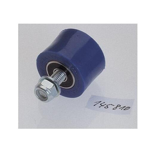 Kettenrolle blau, kugelgelagert,  Aussendurchm. 42mm