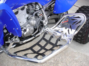 Nerf Bars for Adly Hurricane Supermoto 450 / 500S with Heel Guards
