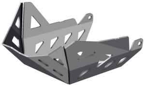 Engine guard for Suzuki DL 650 V-Strom 2008-2011 silver