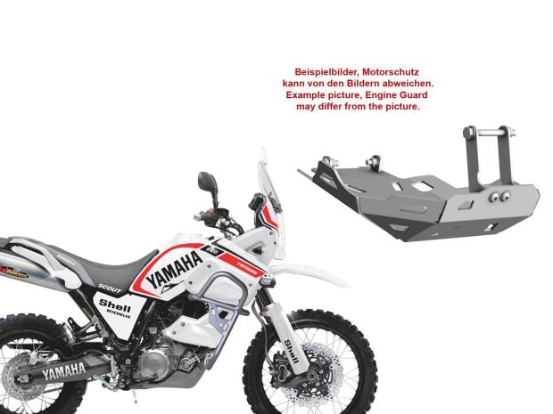 Motorschutz für Yamaha XTZ 660 Tenere Ténéré Bj. 2008-2015 silber