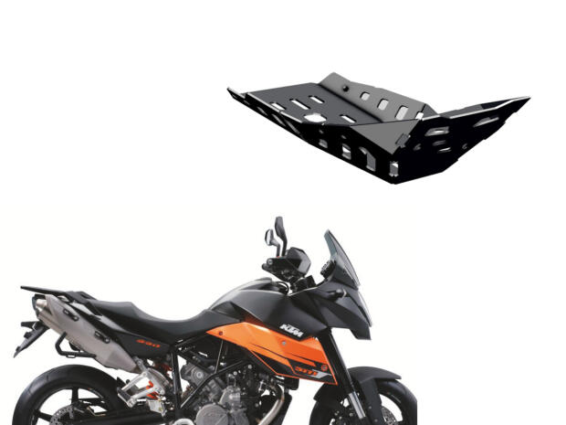 Motorschutz für KTM LC8 990 Supermoto T Bj. 2011-2013 schwarz
