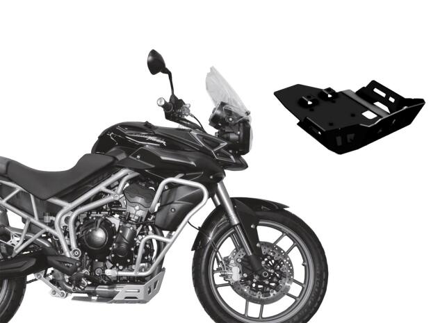 Motorschutz für Triumph Tiger 800XC/XCx/XR/XRx matt schwarz