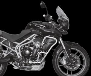 Engine guard for Triumph Tiger 800XRx year 2015-2016 silver