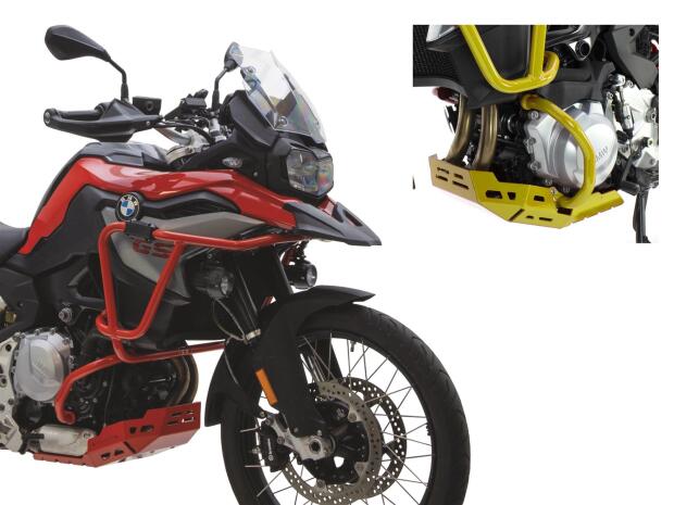 Engine protection for BMW F 850 GS year 2016-2020 yellow
