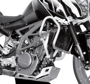 Sturzbügel Aluminium für KTM 390 Duke Bj.13-17 matt schwarz
