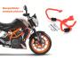 Sturzbügel Aluminium für KTM 390 Duke Bj. 2013-2017 silber