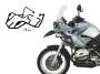 Sturzbügel für BMW R 1200 GS Bj.03-07 matt schwarz