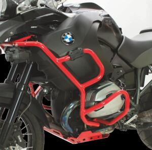 Sturzbügel Aluminium für BMW R 1200 GS Adventure 08-09 matt schwarz