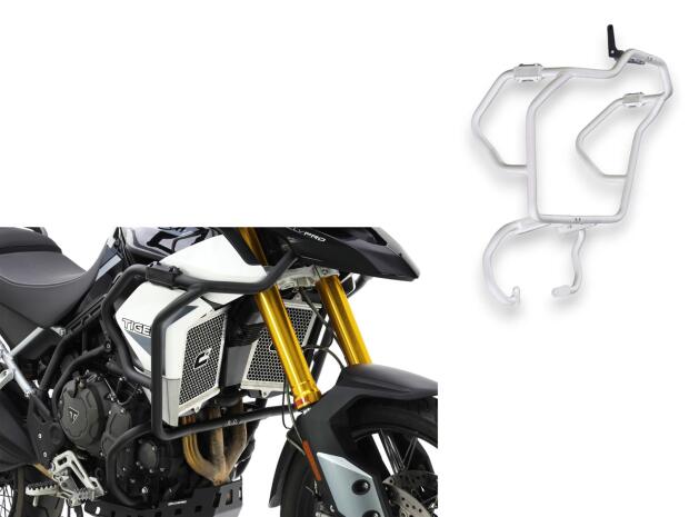 Crash bar  for Triumph Tiger 900 RALLY PRO year 2021-2022 white
