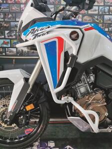 Sturzbügel für Honda CRF 1000 Africa Twin Adventure Sports18-19 weiss