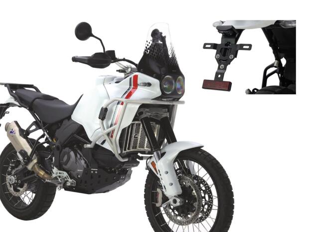 License plate holder for Ducati DesertX year 2022 matt black