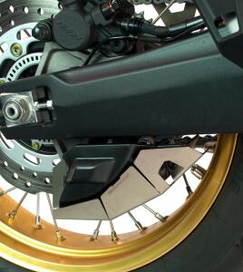 Parkbremsen Schutz für Honda CRF 1000 Africa Twin DCT Bj.16-19 matt schwarz