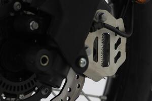 Bremssattelschutz für Yamaha XTZ 700 Ténéré World Raid Bj.22 Edelstahl gebürstet