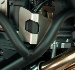 Kupplungsdeckel Schutz für Honda CRF 1000 Africa Twin DCT Bj.16-19 matt schwarz