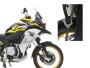 Side stand support extension for BMW F 850 GS Adventure year 2021-2022 brushed stainless steel / black
