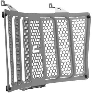 Front radiator guard for Ducati DesertX Bj. 2022 brushed stainless steel