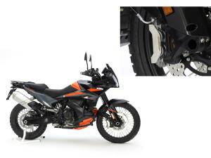 Bremssattelschutz Gebürsteter Edelstahl