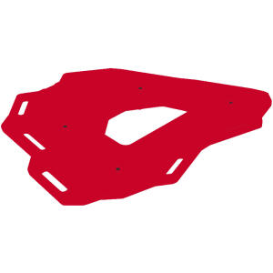Gepäckträger Rot für Honda XL 750 Transalp...
