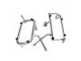 Pannier rack for BMW G 310 side case stainless steel