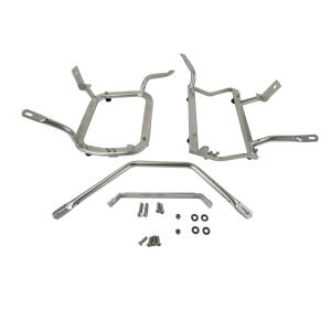 Pannier rack side case for Suzuki DL650 silver