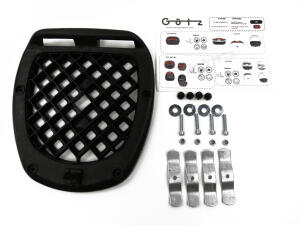 Topcase schwarz Wave 36 Liter Komplettset