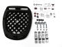 Topcase schwarz Wave 36 Liter Komplettset