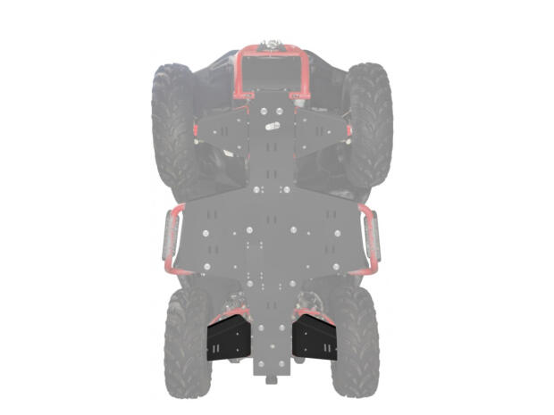 A-Arm Unterfahrschutz hinten für Segway Snarler AT6 / AT 10