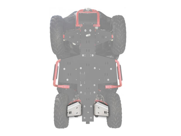 A-Arm Unterfahrschutz hinten für Segway Snarler AT6 / AT 10