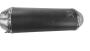 Auspuffendtopf 45mm Anschluss 320m/m Länge schwarz -mittig B-Ware