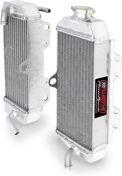 Wasserkühler für Suzuki DRZ 400 E Fluidyne aus USA + 33% Rennkühler